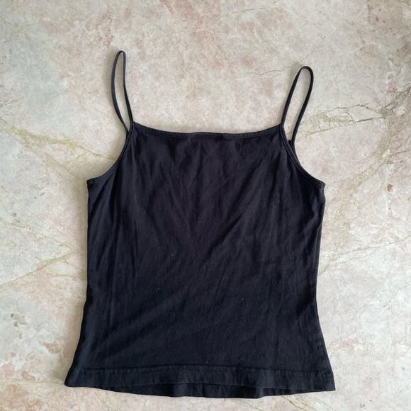 y2k sequins beaded black cami top - Picture 5 of 5